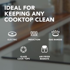 10 Oz Glass & Ceramic Cooktop Cleaner Kit – Effortless Shine & Grease Removal