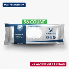 Body Wipes for Adults, XL for full Body, Adult and Elderly, Alcohol-Free Inconti
