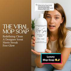 Mop Soap Highly Scented Fragrance, Long Lasting Luxury Floor Cleaner for Hardwoo