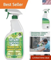 Effortless Cleaning with 32 Fl Oz Foaming Coil Cleaner – Ideal for Food Areas