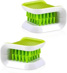 2PCS Car Seat Belt Cleaning Brush U-Shaped Double-Sided Safety Belt Cleaner Tool