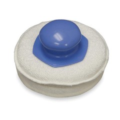 TOUGH GUY 2ZPE8 Applicator Pad,4 in L,Blue/White,PK2 2ZPE8