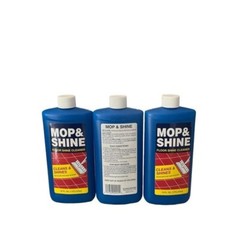 Vintage Mop & Shine Floor Shine Cleaner New Full Bottles 16 fl oz each