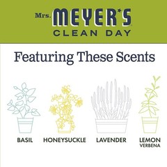 Mrs. Meyer’s Clean Day Lemon Verbena Liquid Dish Soap Cruelty Free