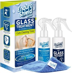 Glass Treatment Kit Advanced Protection Glass Surfaces Repels Soap Scum Grime &
