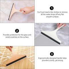 Glass Window Wiper Cleaner Squeegee Shower Screen Mirror Home Blade Brush Lot