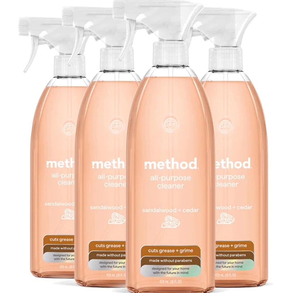 All-Purpose Cleaner, Sandalwood + Cedar, 28 fl oz, 4 pack