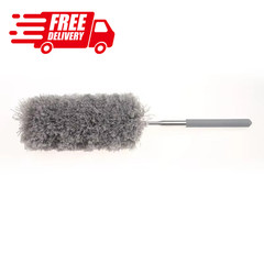 Adjustable Microfiber Duster Extendable Feather Dust Brush Washable Cleaner