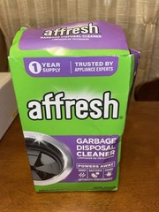 Box Of 12 Affresh Garbage Disposal Cleaner Tablets 12 Month Supply Removes Odor