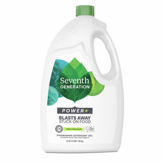 2 Pack Seventh Generation Power+ Dishwasher Detergent Gel Fresh Citrus, 65 fl oz