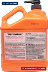 Fast Orange Pumice Hand Cleaner 1 Gallon Heavy Duty Citrus Waterless Cleaner