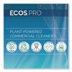 ECOS PRO Parsley Plus Kitchen and Bathroom Cleaner, Herbal Scent, 1 gal Bottle