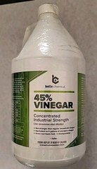 Belle Chemical 45% Pure Vinegar – Concentrated Industrial Grade (1-Gallon)