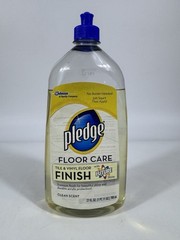 Pledge Floor Care Future Shine Tile Vinyl Floor Finish 27 fl oz 85% Full