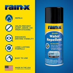 Glass Water Repellent Spray Aerosol Can 12 oz Protective Coating Treatment
