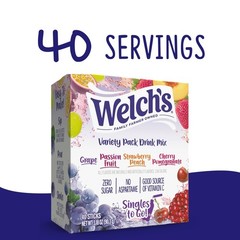 Welch’s Singles To Go Variety Pack Watertok Powdered Drink Mix Includes 4 Fla…