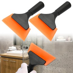 2* 5 Inch Rubber Squeegee Window Tint Windshield Squeegee for Car Window Orange