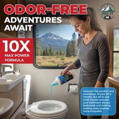 RV Black Tank Treatment – 10X Waste Digester & Odor Eliminator, 32 oz