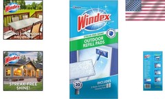 Efficient 2 Count Outdoor Window Cleaning Refill Pads – Streak-Free Shine
