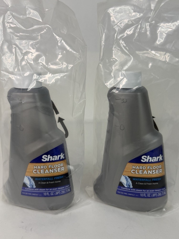 Set of 2 Shark Hard Floor Cleanser Cleaner 10 fl. oz. Waterfall Fresh New Sealed