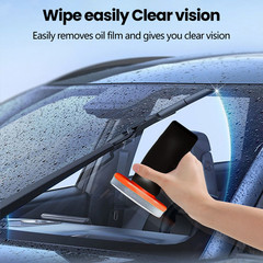 Automotive Oil Film Cleaner Car Windshield Oil Film Remover 180ml w/ Brush Head