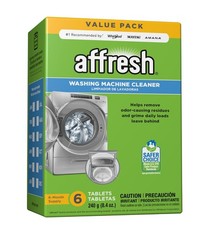 Affresh Washing Machine Cleaner, Helps Power Away Odor Causing Bacteria & Grime