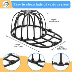 Hat Washer Cage Ball Cap Cleaner Shaper for Washing Machine Dishwasher
