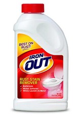 IRON OUT Rust Stain Remover Powder, 1 lb 12 oz Bottle IO30N