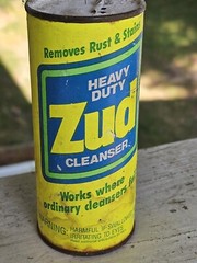 ZUD Heavy Duty Cleanser 6 oz, Rust & Stain Remover Vintage 1987 Advertising