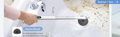 Electric Spin Scrubber Shower Scrubber Clean with Digital Display 5 Brush Heads
