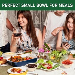 6oz Disposable Bowls Small, 1000 Count Paper Bowls Bulk, Compostable Bowls Eco