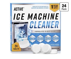 Ice Machine Cleaner Maker Descaler – 24 Clean Tablets – SEALED!