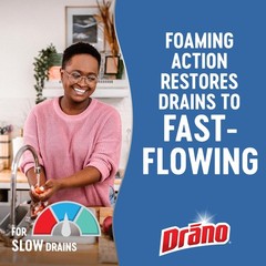 Drain Clog Remover Foamer Unclogs Hair Grease Soap 17 Fl Oz 5 Pack