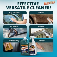 Powerful 1 Gal Car Cleaner & Degreaser – Citrus Bug Tar Remover, Non-Corrosive