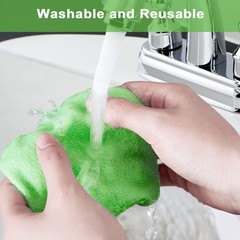 15x Windshield Cleaner Wand Microfiber Car Inside Window Cleaning Tool Anti Fog