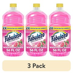 (3 pack) Fabuloso Multi Surface All Purpose Floor Cleaner, Watermelon , 56 fl oz