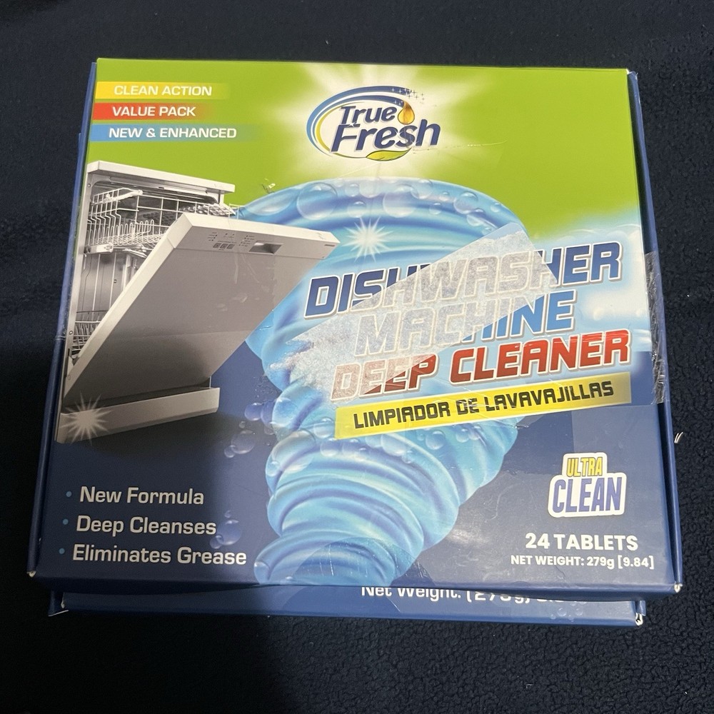 TRUE FRESH DISHWASHER CLEANER & WASHING MACHINE CLEANER TABLETS – 48 Tablet