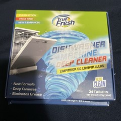 TRUE FRESH DISHWASHER CLEANER & WASHING MACHINE CLEANER TABLETS – 48 Tablet
