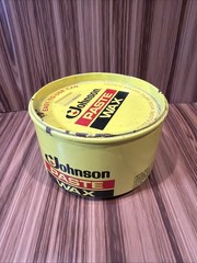 Vintage Johnson Paste Wax Full Tin Original Formula Wood Floor Furniture Polish