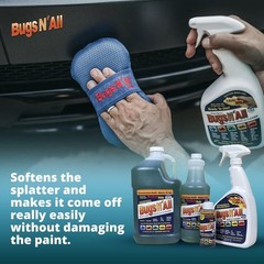 Powerful 1 Gal Car Cleaner & Degreaser – Citrus Bug Tar Remover, Non-Corrosive