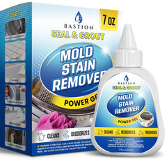 Mold Stain Remover Power Gel Cleaner Heavy Duty Bathroom Grout Shower Caulk 7oz