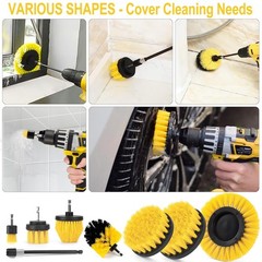 18 Pack Drill Brush Attachment Set, Power Cleaning Scrub Brushes for Drill, E…