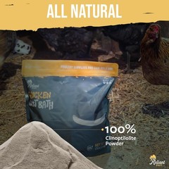 USA Made 7lbs Natural Chicken Dust Bath Kit for Hens and Chickens