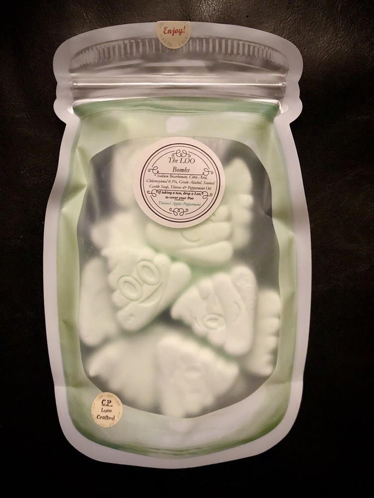 LOO BOMB Melts (12x)-Toilet Deodorizing or Shower Melt use- Aromatic & Natural