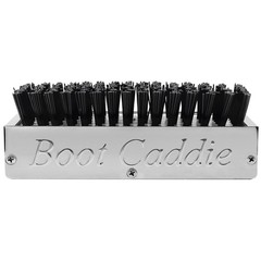 98990 Chrome Aluminum 7-1/2″ (L) x 2-5/8″ (H) x 3″ (D) Boot Caddies Black Brush