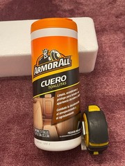Armor All Leather Wipes 20 Pack Cuero Toallitas Cleansing Conditioning Protect