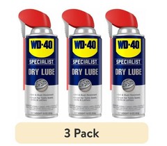 WD-40 Specialist Dry Lube Long-Lasting Lubricant Smart Straw Spray 10 oz x3 Pack