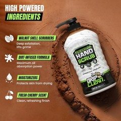 Grip Clean Heavy Duty Hand Cleaner for Mechanics – Natural Pumice & Clay-Infused