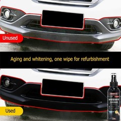 Car Plastic Restorer Spray 120ml Rubber & Trim Renewing Agent Black Restorer