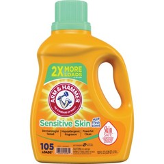 Arm & Hammer 105 Oz. Sensitive Skin Dual HE Liquid Laundry Detergent 281 Arm &